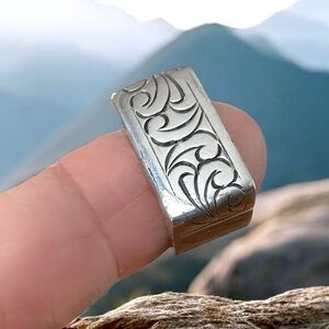 🌺 Lois Hill Sterling Ring-Heavy!